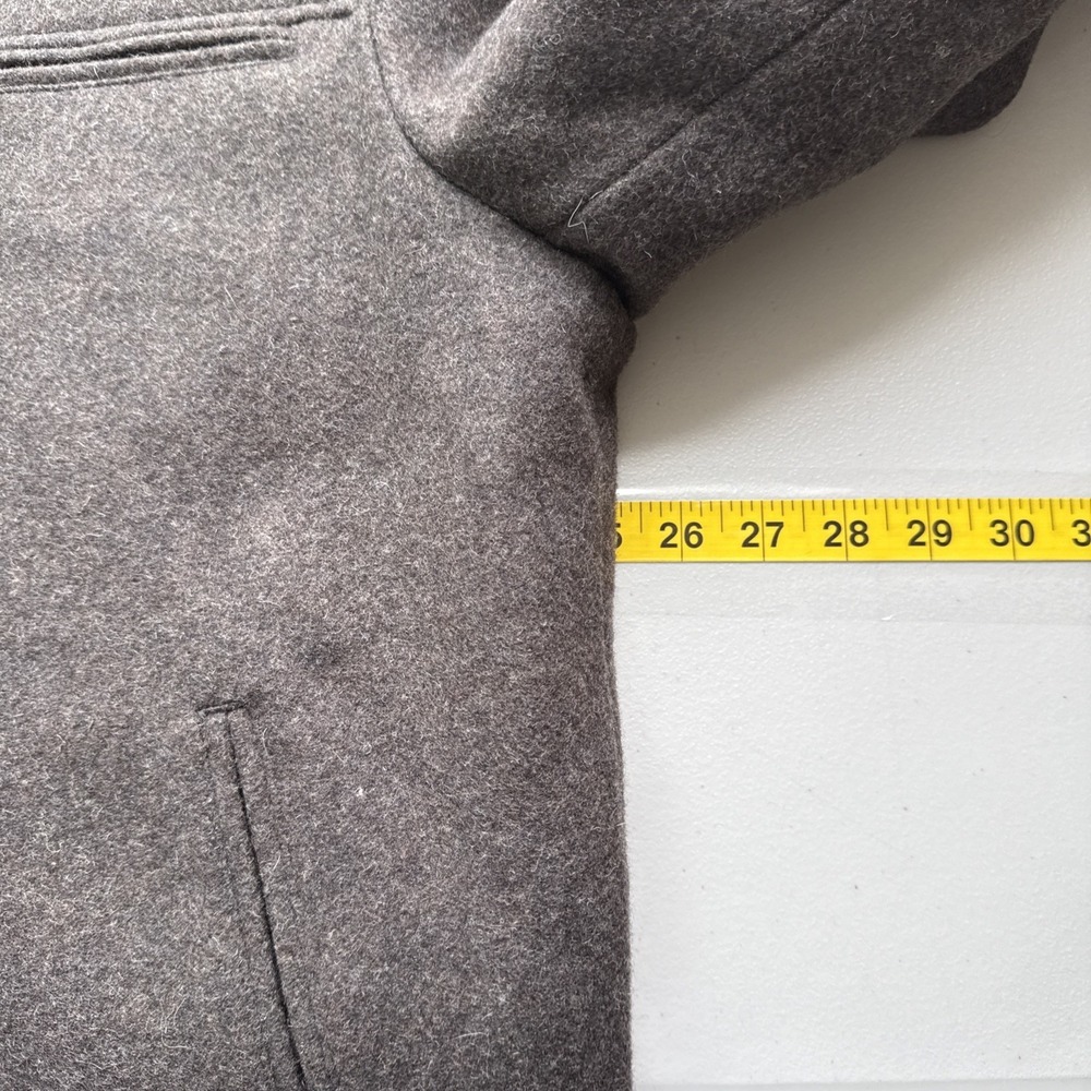 Pierre Cardin Coat Mens L Full Zip Wool Blend Lined Zip Pocket Preppy Career - Picture 12 of 14